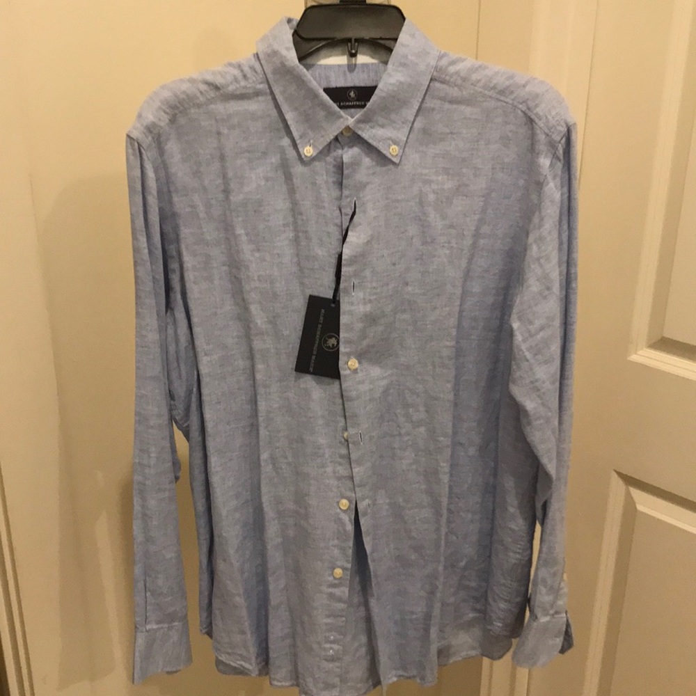 Linen cotton blend shirt